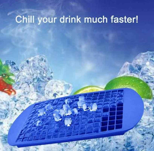 Silicone Ice Cube Tray - 160 Ice Cube Tray (Pack of 2)